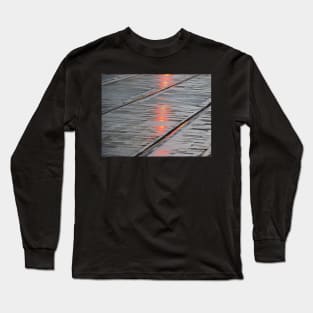 Tram Rail Abstract Long Sleeve T-Shirt